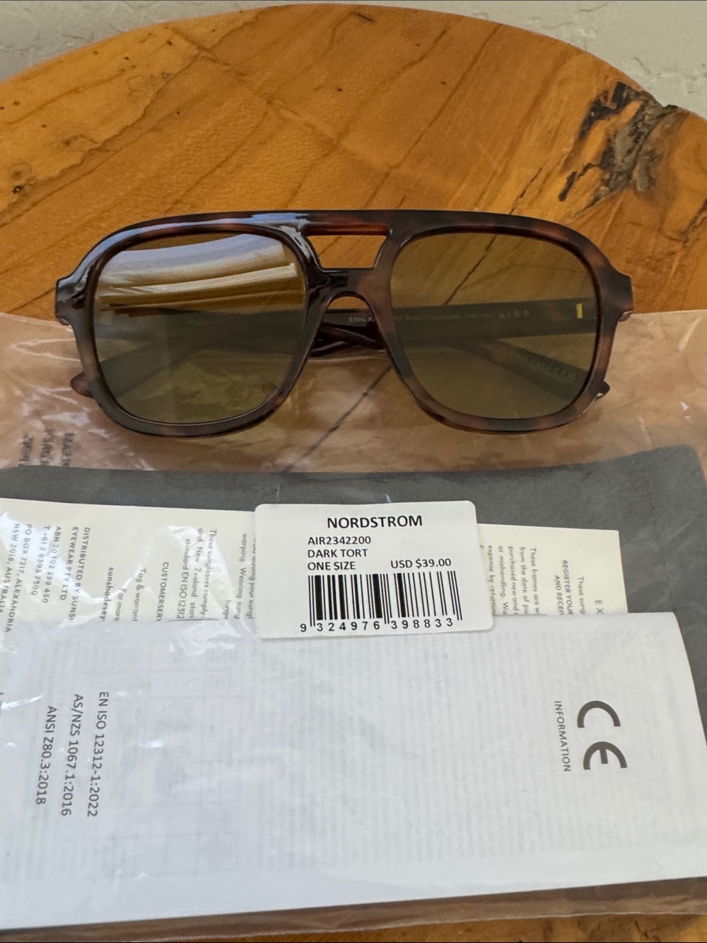 Aire Whirlpool Sunglassws in Dark Tortoise